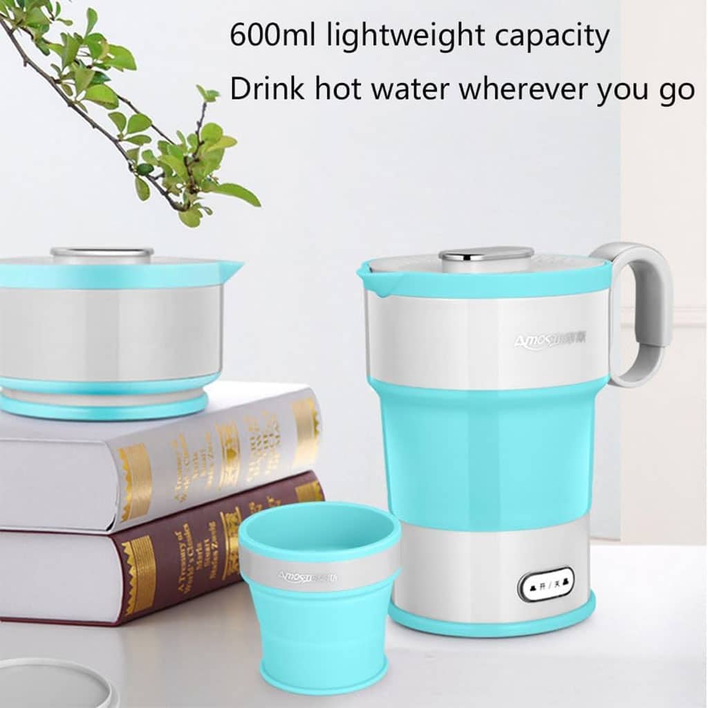 Bouilloire Électrique Pliable en Silicone Alimentaire avec Gobelet Pliable – غلاية مياه قابلة للطي ومحمولة — معاينة 2