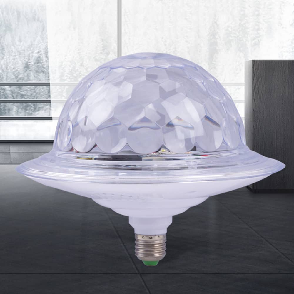 Boule Magique en Cristal UFO Musique Bluetooth LED RGB E27 — معاينة 3