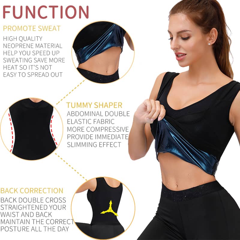 Débardeur de Sudation avec Effet Sauna pour Femme — معاينة 2