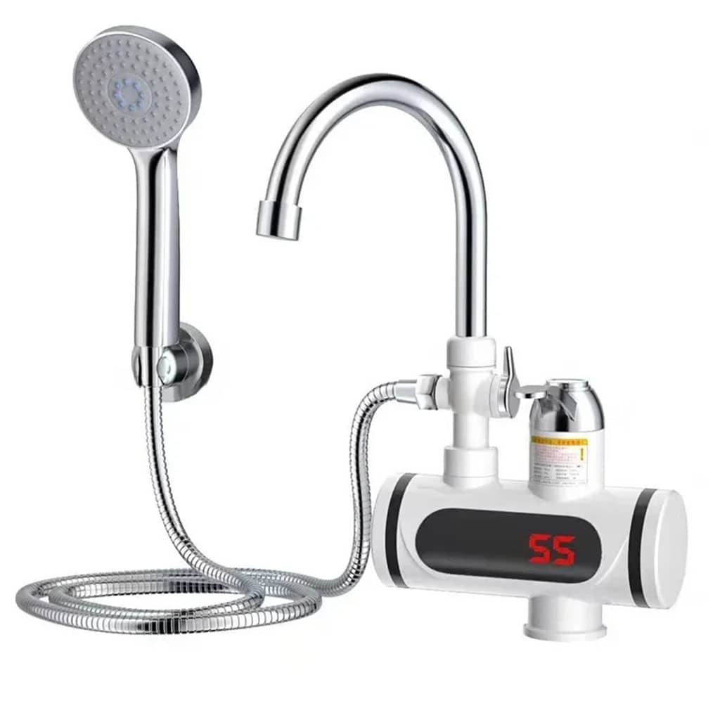 Robinet chauffant électrique avec douchette pour salle de bain – سخان مياه سريع للحمام — معاينة 2