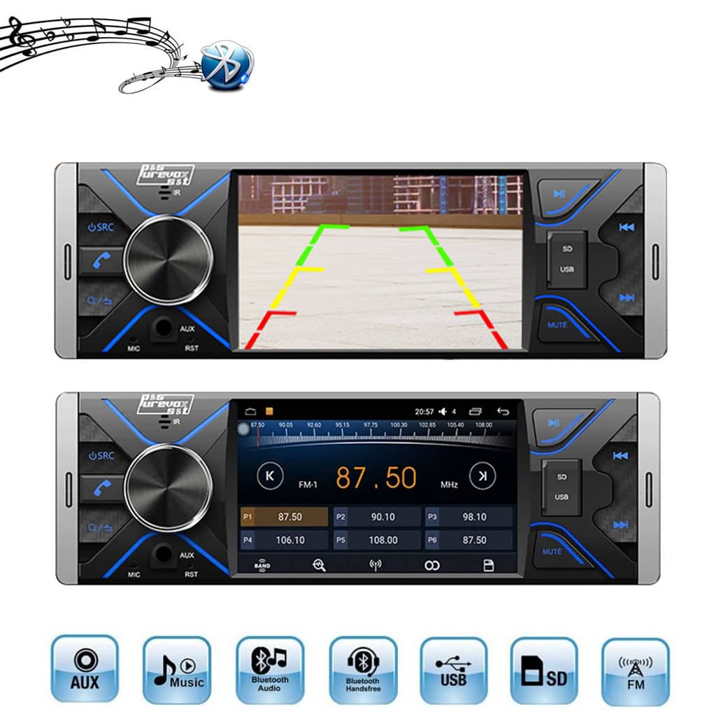 جهاز راديو سيارة | Poste Radio G-9703 Bluetooth | منفذ كاميرا خلفية