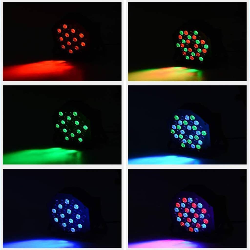 Projecteur Stroboscope LED RVB 36 LED avec Télécommande – جهاز الألعاب الضوئية — معاينة 3