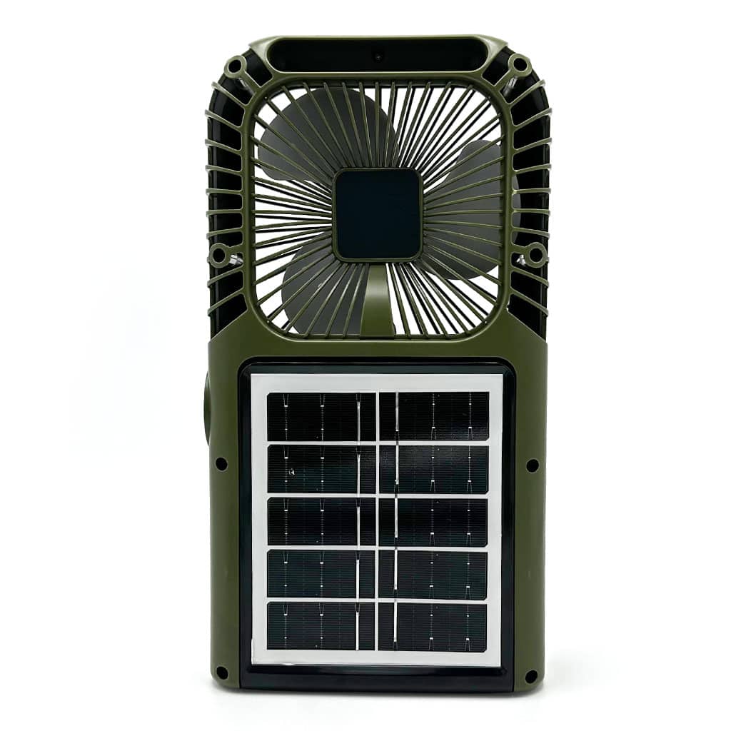 Kit Ventilateur et Lampe avec Panneau Solaire Multifonctionnel DT-9030 – طقم مروحة ومصباح متعدد الإستعمالات — معاينة 5