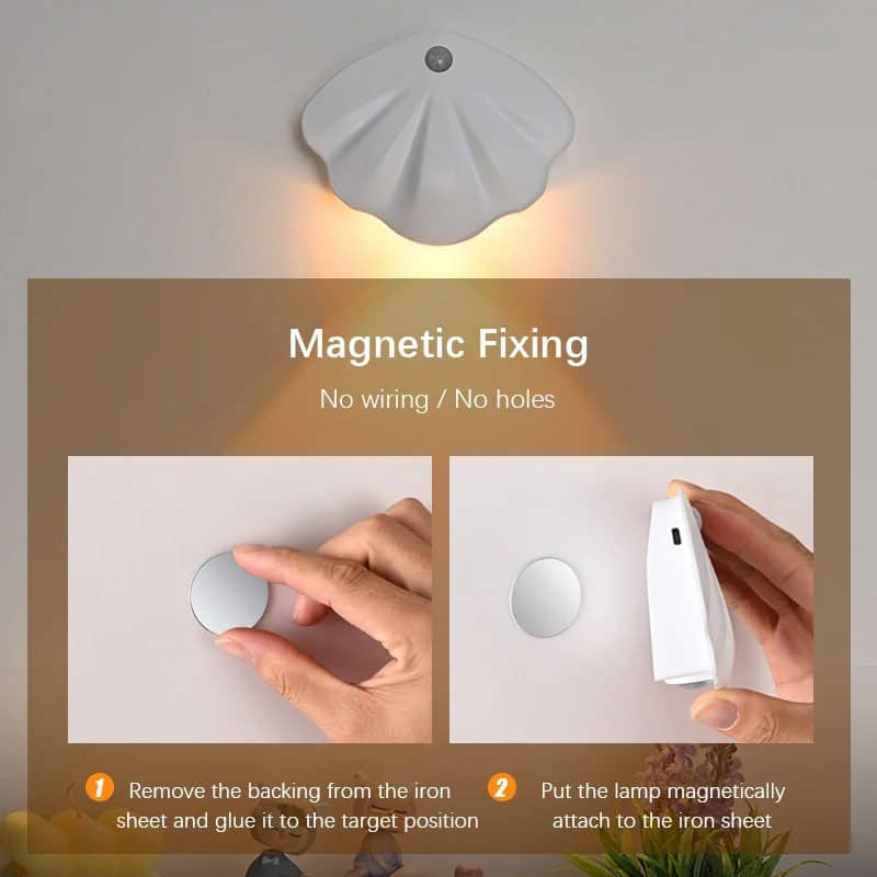 مصباح منزلي للممرات | Applique USB Détecteur Mouvement | قابل للشحن — معاينة 6