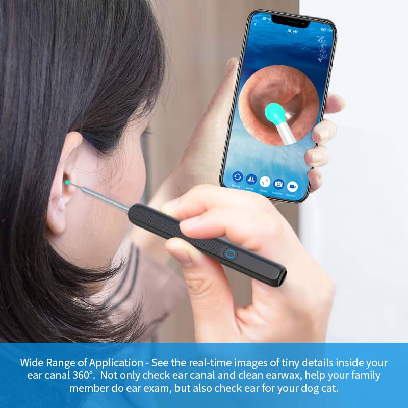 Kit de nettoyage des oreilles intelligents sans fil avec caméra et lumière LED NE3 — معاينة 2