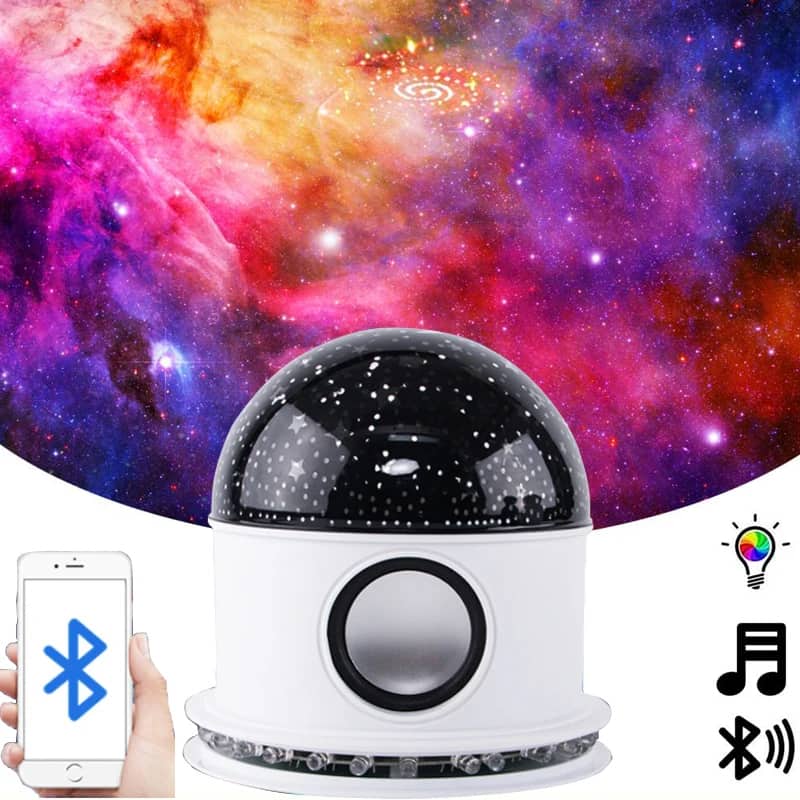 Ampoule LED Bluetooth Haut-parleur + effet jeux d lumière de scène magique — معاينة 5