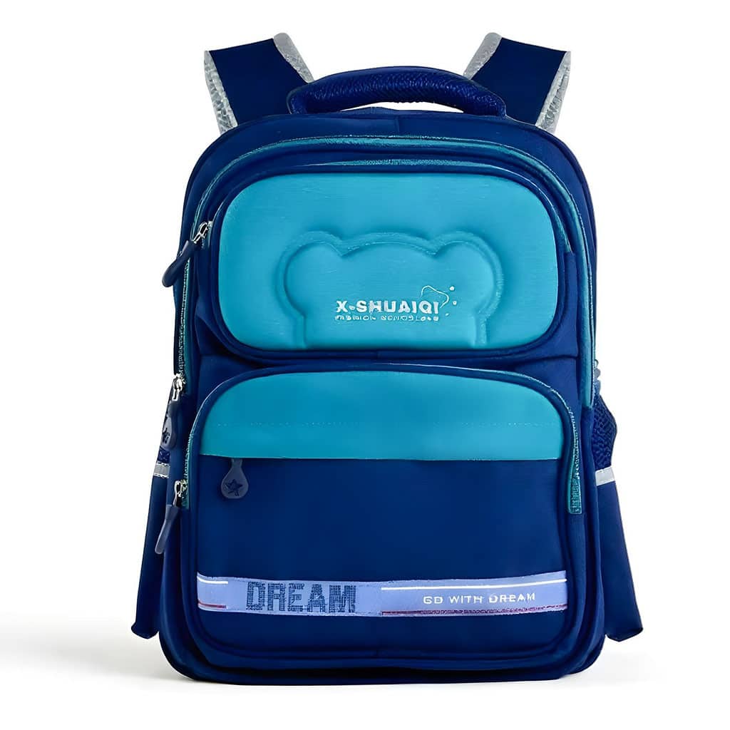 Sac à Dos Scolaire Orthopédique pour Enfants X-SHUAIQI Bleu Ciel – محفظة مدرسية للأطفال أزرق فاتح — معاينة 3