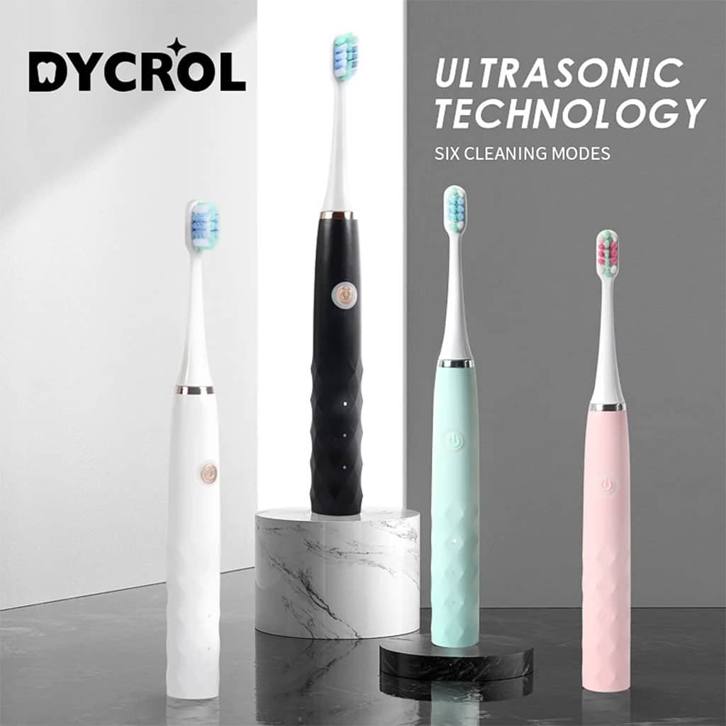 Brosse à dents électrique sonique 6 modes réglables avec 4 têtes – فرشاة أسنان — معاينة 2