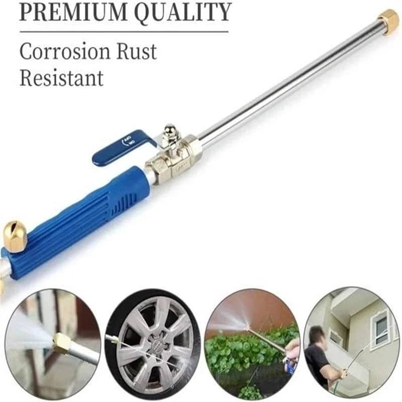 Pistolet à eau haute pression avec Jet et Embouts de pulvérisation pour Le Lavage de Voiture 46cm — معاينة 2