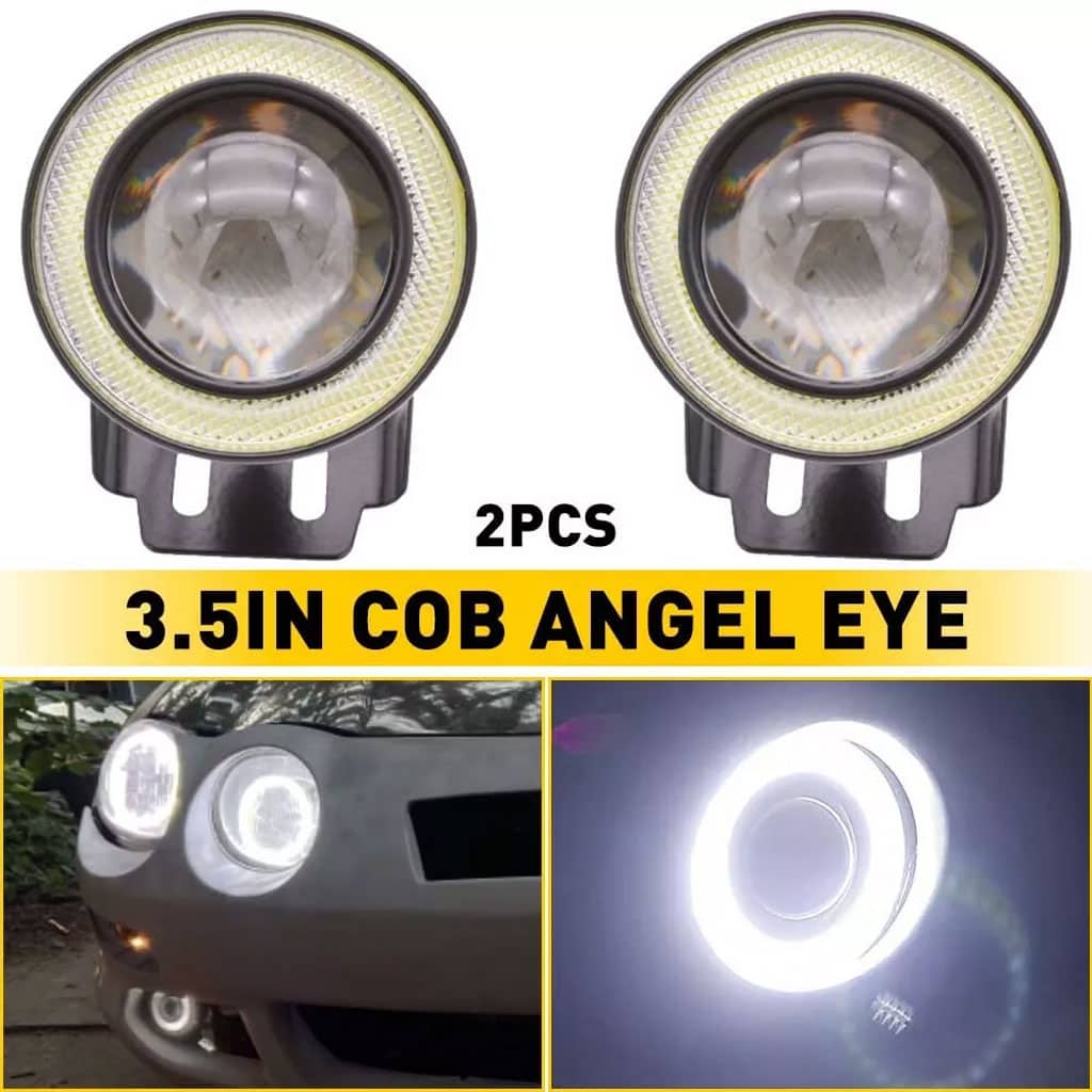 Feu antibrouillard rond LED IP65 7000K éclairage blanc super brillant — معاينة 6