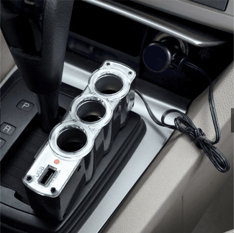 Triple Prise 12V/24V Allume-ci-gare USB Alimentation WF-0120 — معاينة 3
