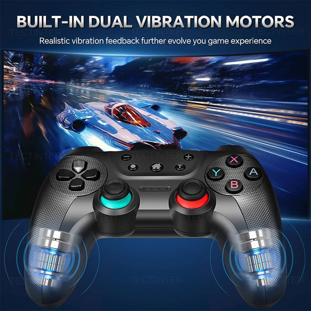 Manette de jeu sans fil 2.4G Compatible avec Android TV Box, Steam, PC, TVBOX, PS3 – يد تحكم لاسلكية — معاينة 2