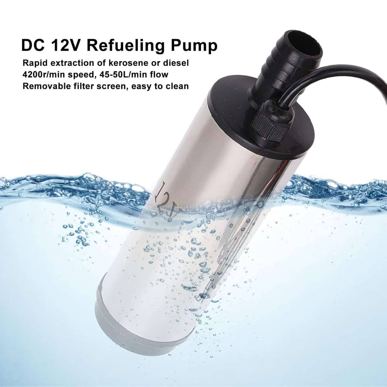 Pompe à Huile Electrique DC12V 45L-50L – مضخة الزيت الكهربائية DC12V 45L-50L — معاينة 7