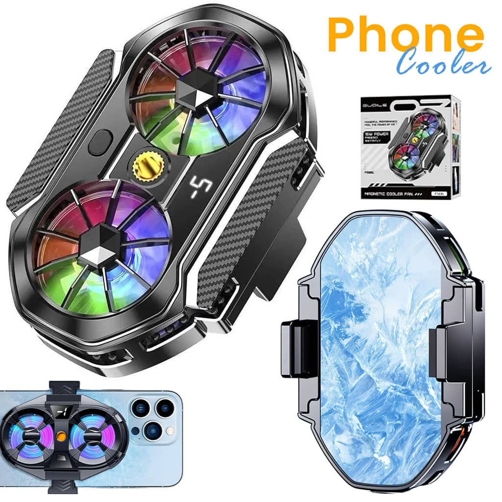 Refroidisseur de téléphone portable à double ventilateur FS06 – مبرد هواتف