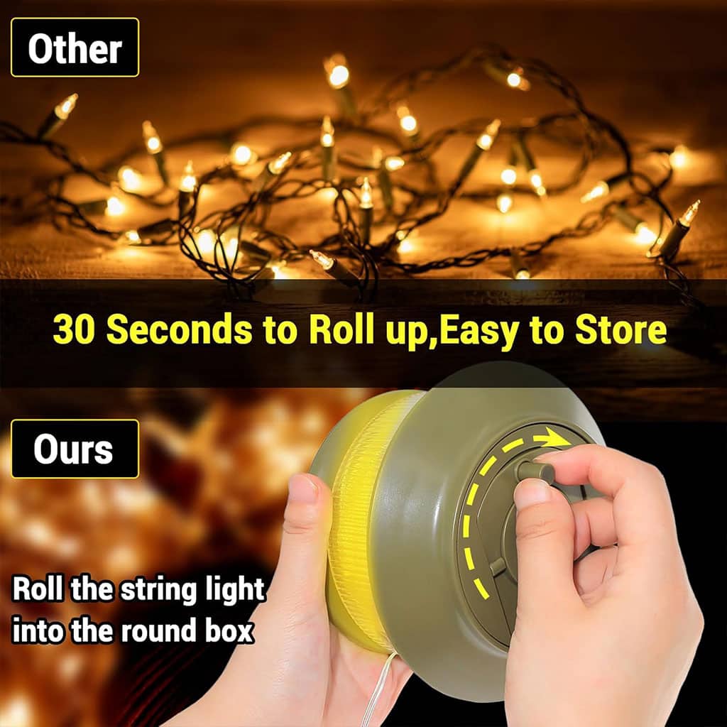 Guirlande lumineuse à rangement rapide pour camping 20m – مصباح تخييم 20 متر — معاينة 5