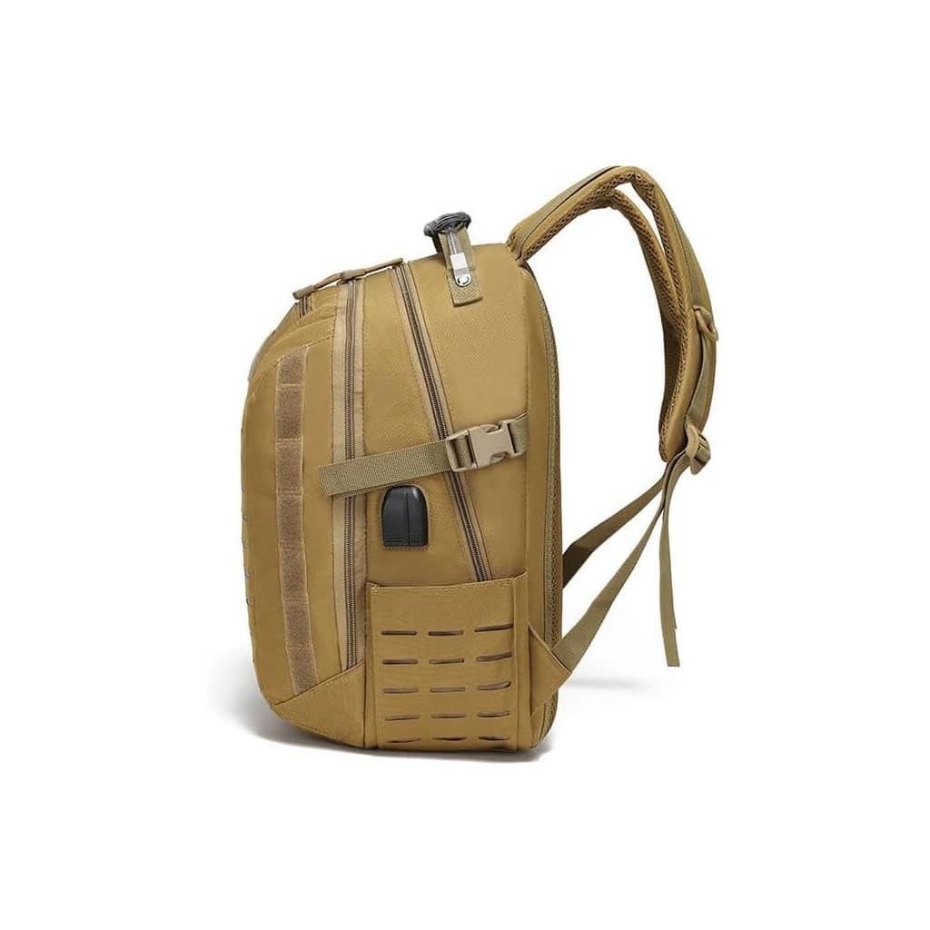 Sac à dos tactique USB pour camping, sac militaire 15,6 pouces — معاينة 3