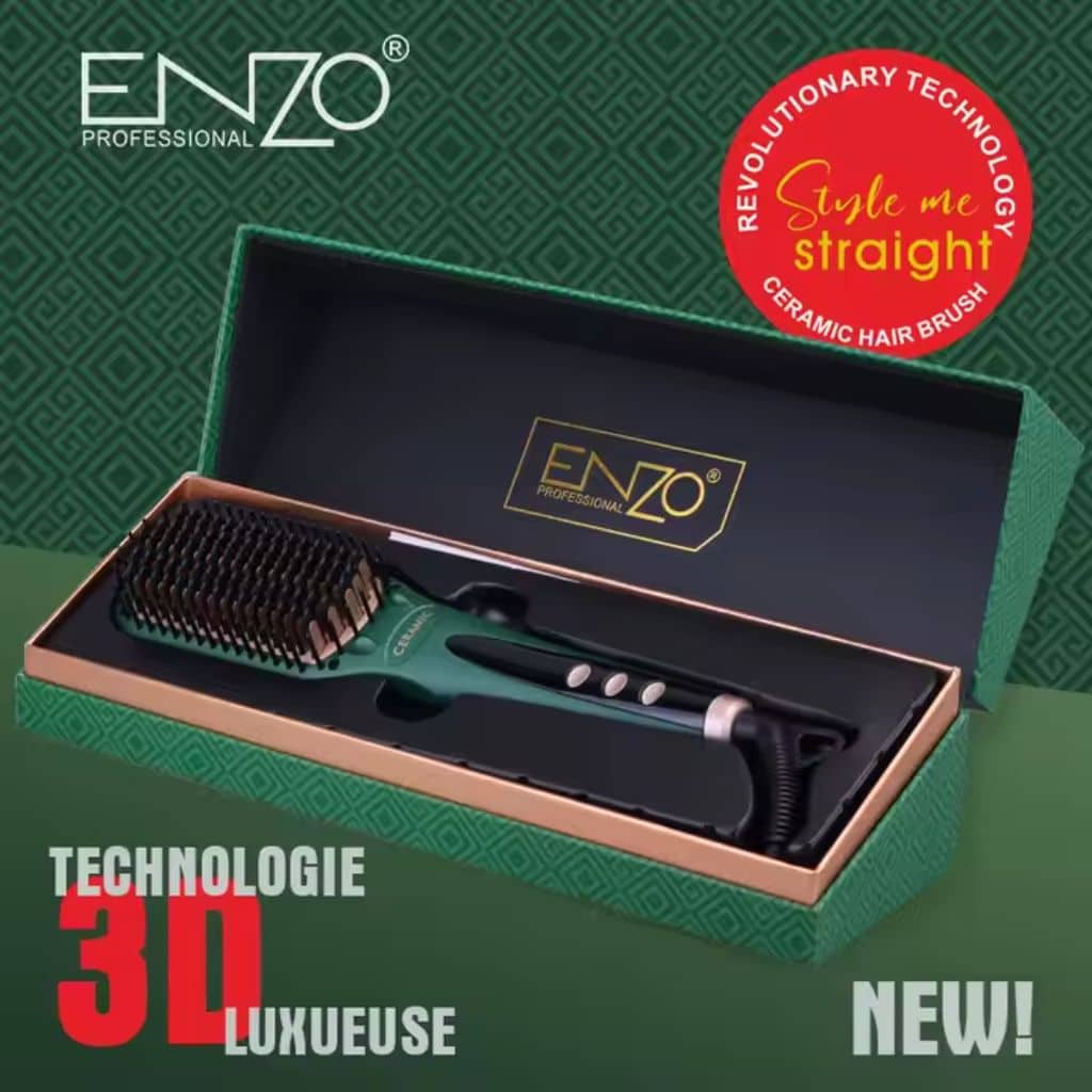 Brosse Lissante ENZO Haute Performance et Technologie Avancée – فرشاة الشعر — معاينة 3