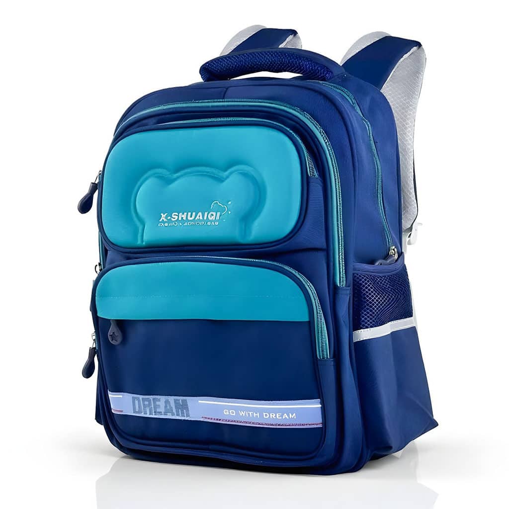 Sac à Dos Scolaire Orthopédique pour Enfants X-SHUAIQI Bleu Ciel – محفظة مدرسية للأطفال أزرق فاتح — معاينة 2