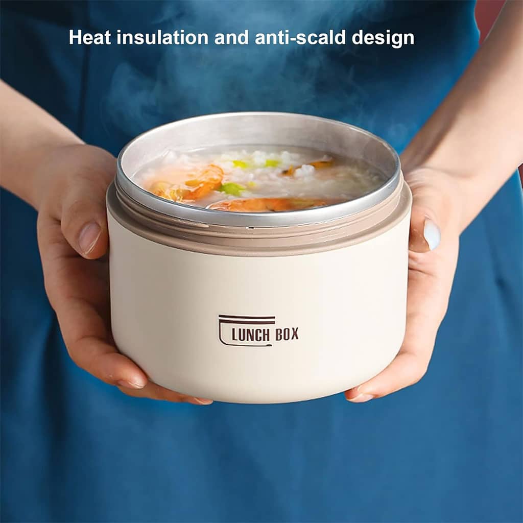 Lunch Box 4 étage avec Sac Isotherme Isolant – حافظة طعام حرارية 4 طبقات قابلة للاستخدام في الميكروويف — معاينة 2