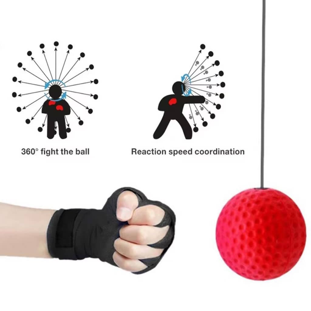 Balle de Boxe Reflex pour améliorer la coordination œil-main 3Pcs — معاينة 2