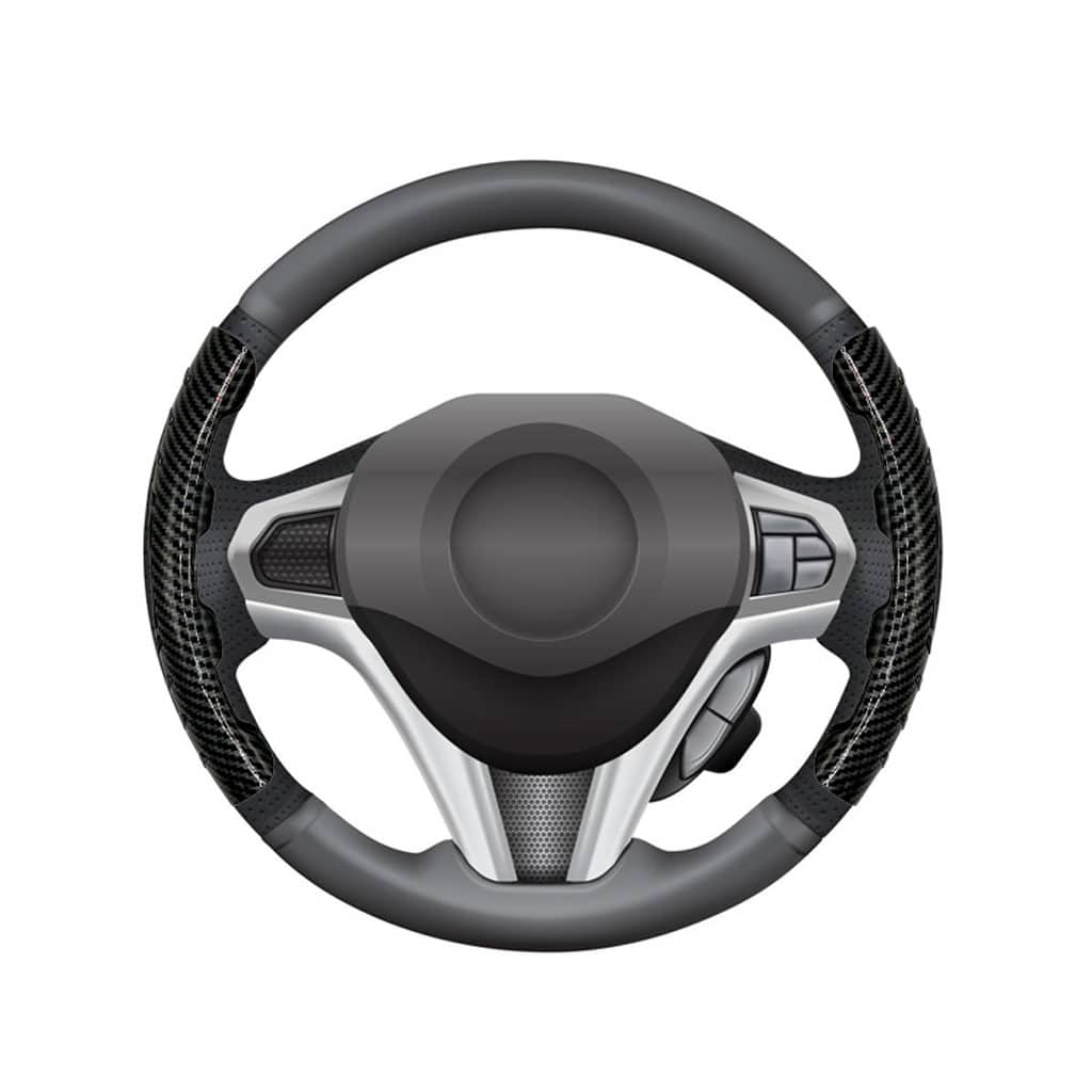 Couvre Volant Universel en Carbon Fiber 2Pcs — معاينة 3
