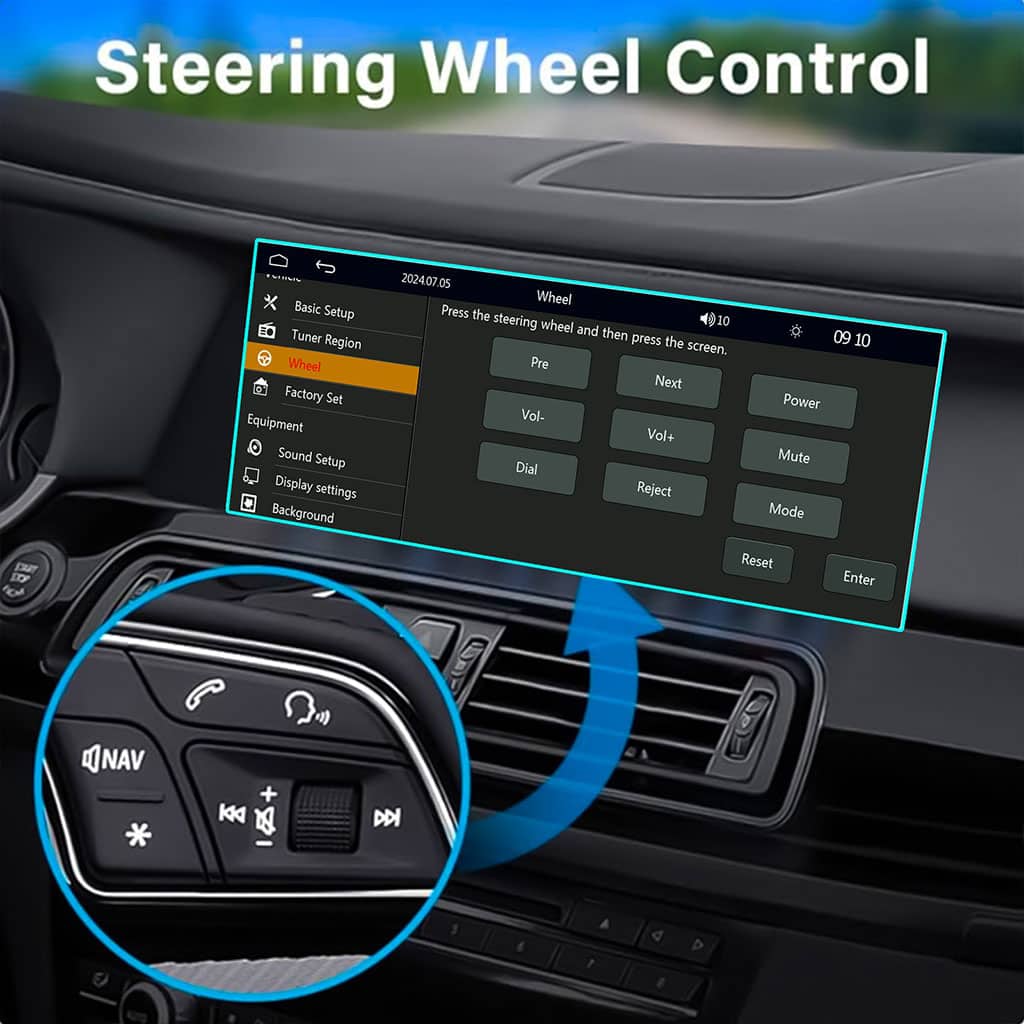 جهاز راديو سيارة لمسي | Autoradio 2-DIN Bluetooth WiFi | CarPlay Android — معاينة 3