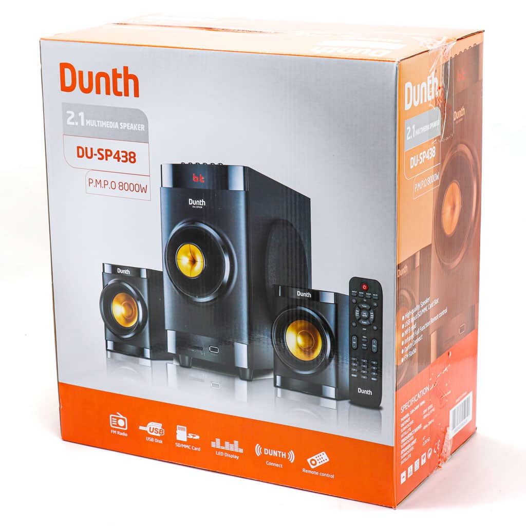 Haut Parleur Multimédia 2.1 BT/AUX/USB/FM radio DUNTH DU-SP438 — معاينة 2