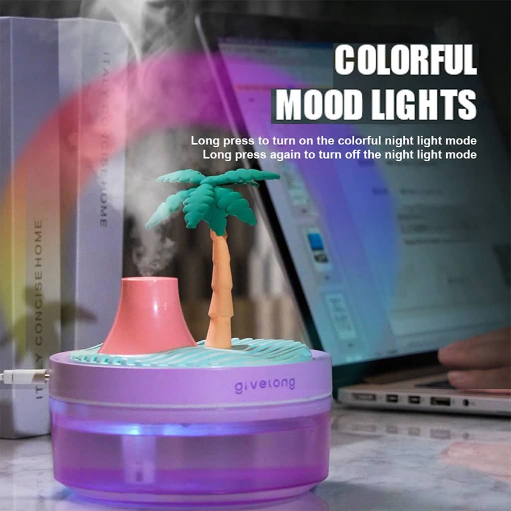 Humidificateur Portable avec Décoration de Paysage et Grand Réservoir de 320 ml – معطر جو محمول — معاينة 4