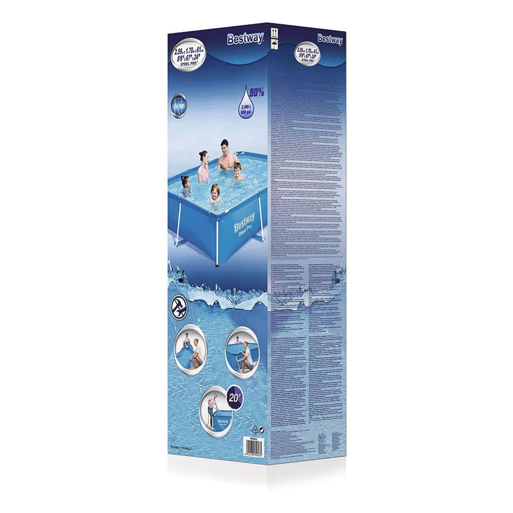 Steel Pro™ Piscine Rectangulaire 259 x 170 x 61cm Bestway 56403 — معاينة 4
