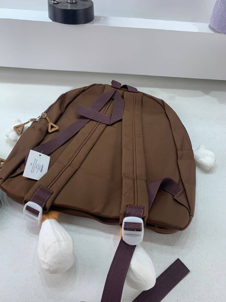 Ensemble de sacs d’école Kawai pour adolescents 3Pcs Language Marron – محفظة 3 قطع كاواي بني — معاينة 8