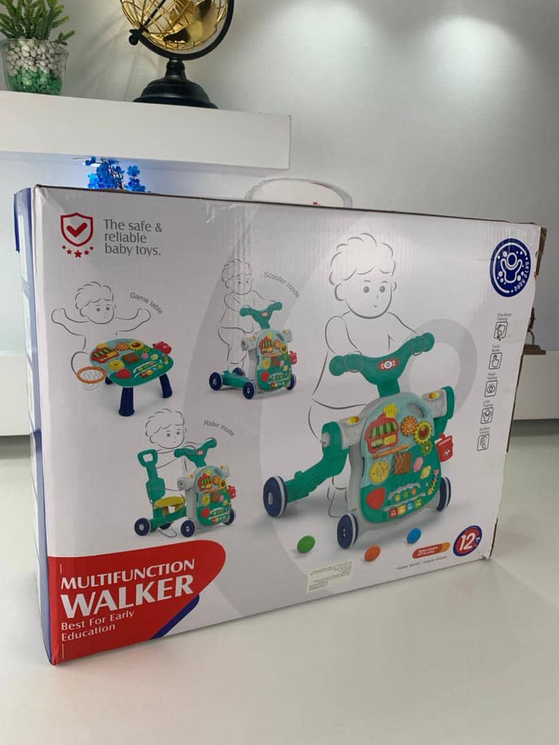 Trotteur Bébé Multifonction 4 en 1 avec Panneau de Jeu – مشاية أطفال متعددة الوظائف — معاينة 9