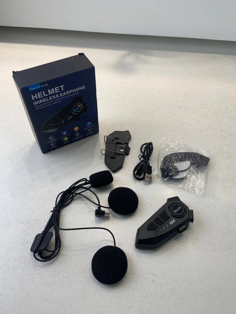 Microphone Casque Moto Sans Fil CL8 Bluetooth 5.3 avec Réduction Intelligente du Bruit – ميكروفون لاسلكي لسائقي الدراجات النارية — معاينة 7