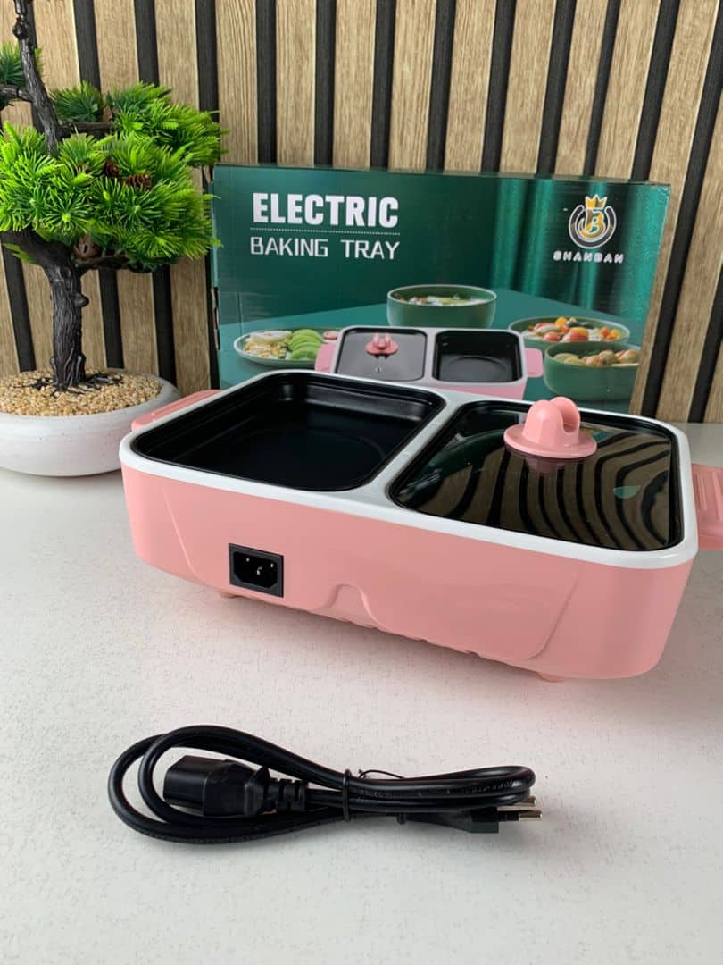 Marmite électrique avec plaque de cuisson antiadhésive double contrôle de température — معاينة 10