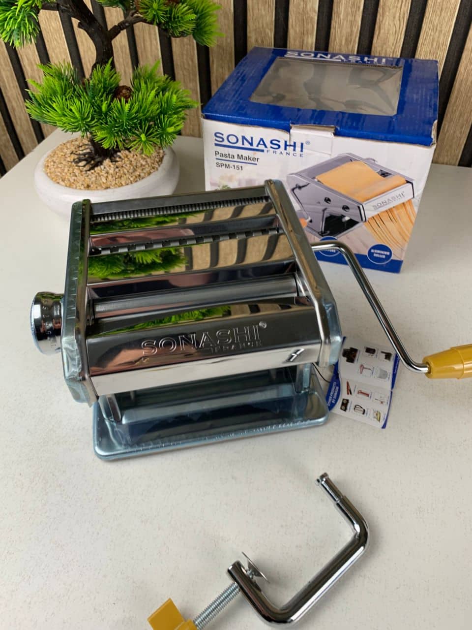 Machine À Pâtes et Nouilles Manuelle 3en1 Sonashi SPM-151 – ماكينة تحضير العجائن — معاينة 5