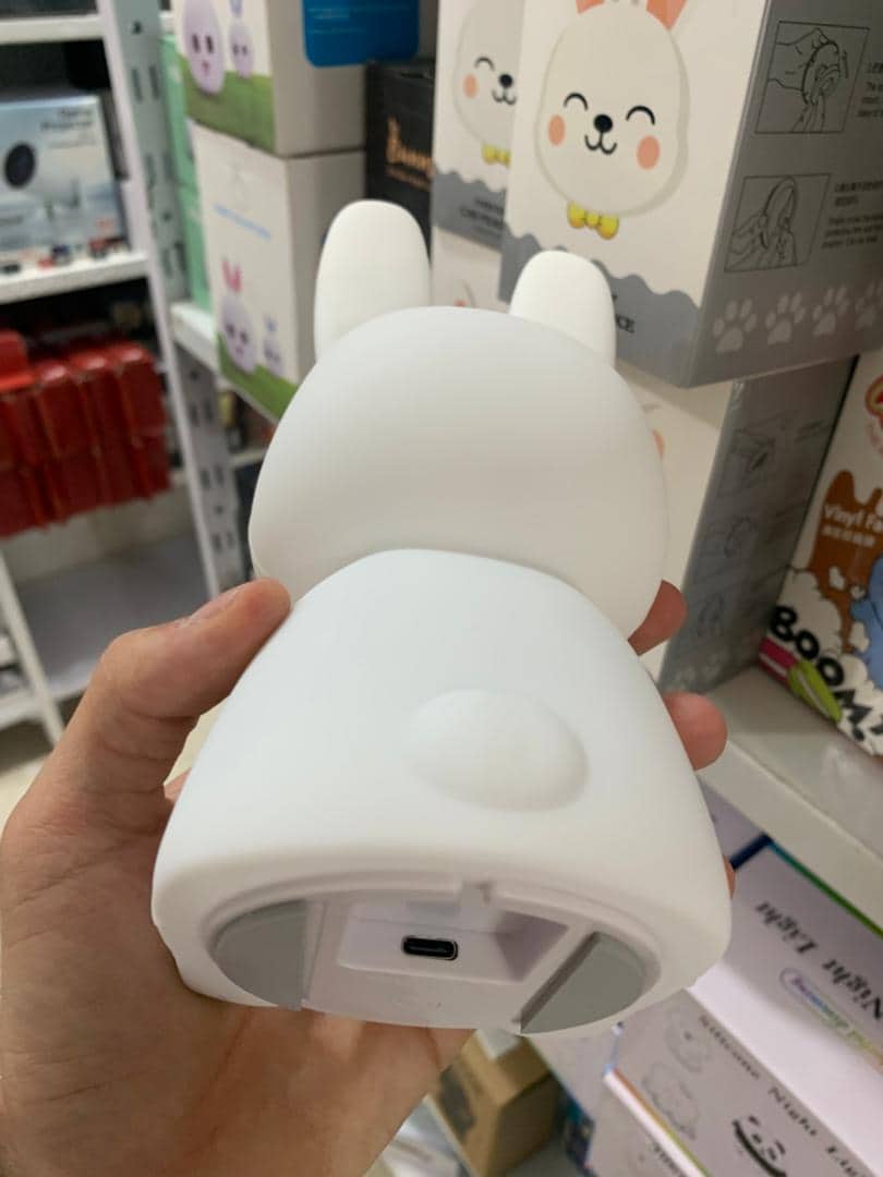 Veilleuse LED en forme de Lapin en siliconé pour enfants, avec capteur tactile — معاينة 8