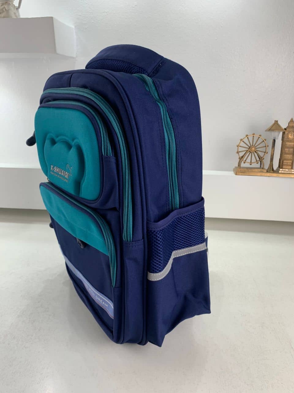 Sac à Dos Scolaire Orthopédique pour Enfants X-SHUAIQI Bleu Ciel – محفظة مدرسية للأطفال أزرق فاتح — معاينة 5
