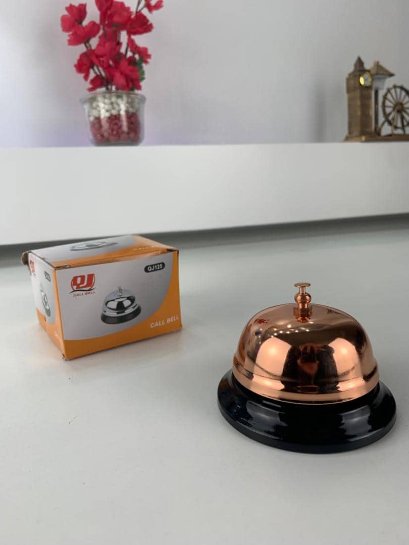 Mini Sonnette d'Appel en Métal Antirouille pour Bureau – جرس نداء معدني صغير مقاوم للصدأ للمكتب — معاينة 9