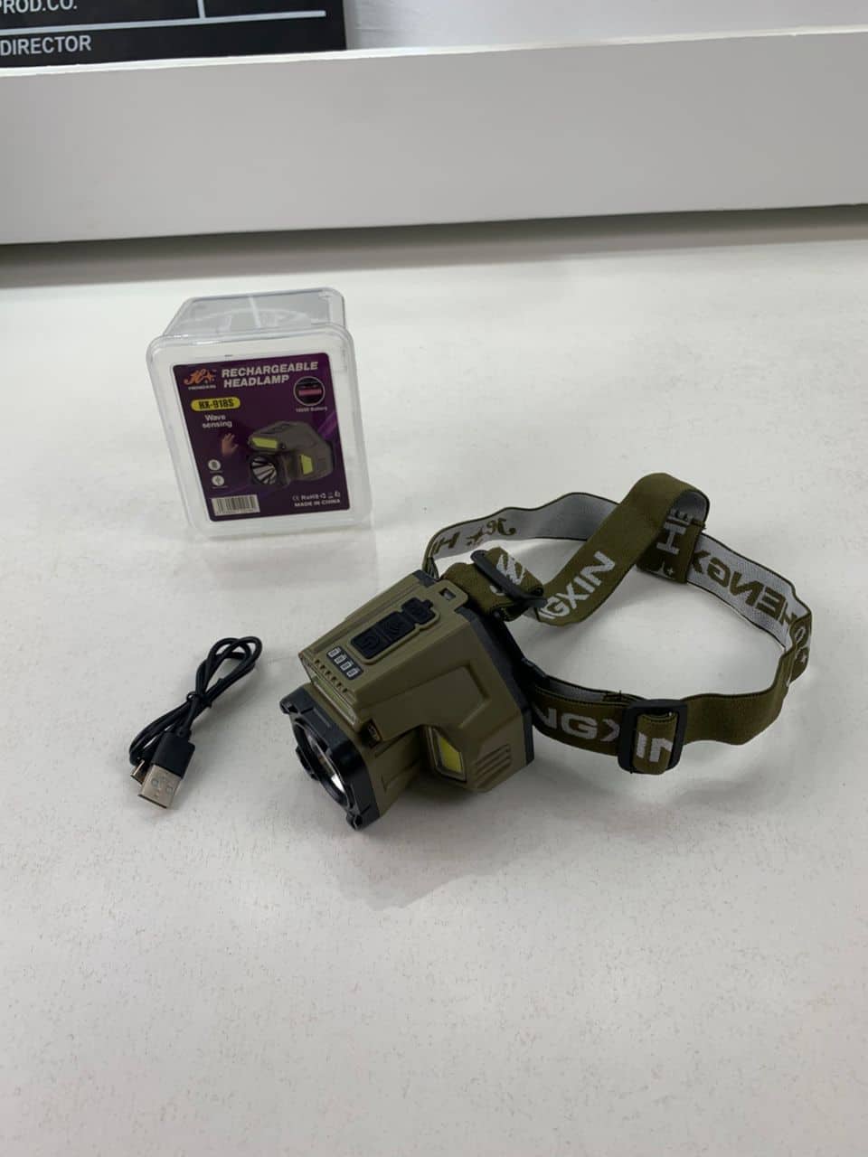 Lampe frontale rechargeable avec capteur de mouvement – مصباح مع مستشعر حركة — معاينة 8