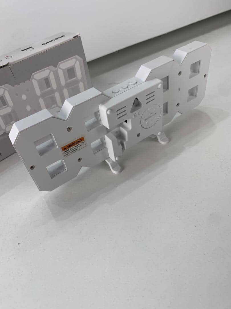 Horloge Numérique 3D LED pour Mur et bureau GH8018 – ساعة رقمية ثلاثية الأبعاد حائط و مكتب — معاينة 10