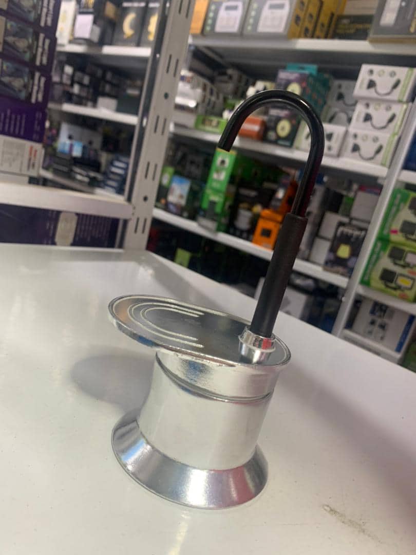 Cafetière Italienne Moka à Tube en Alliage d'Aluminium 50ml - ماكينة صنع قهوة الموكا الإيطالية بأنبوب من سبائك الألومنيوم — معاينة 6
