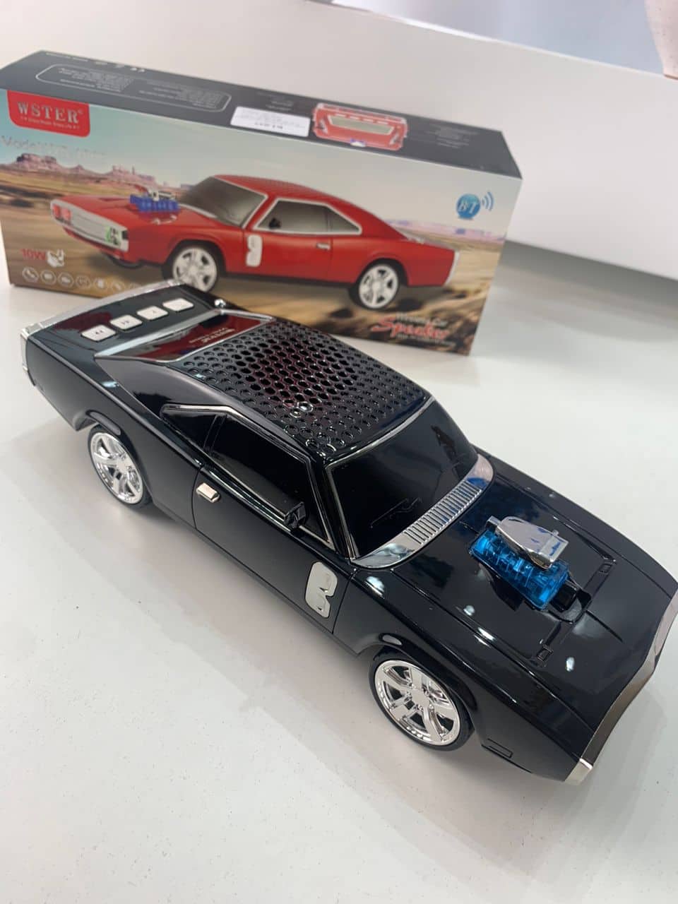 Voiture Haut-Parleur Bluetooth Sans Fil Rechargeable WSTER CAR 1968 – سيارة مكبر صوت بلوتوث لاسلكي — معاينة 7