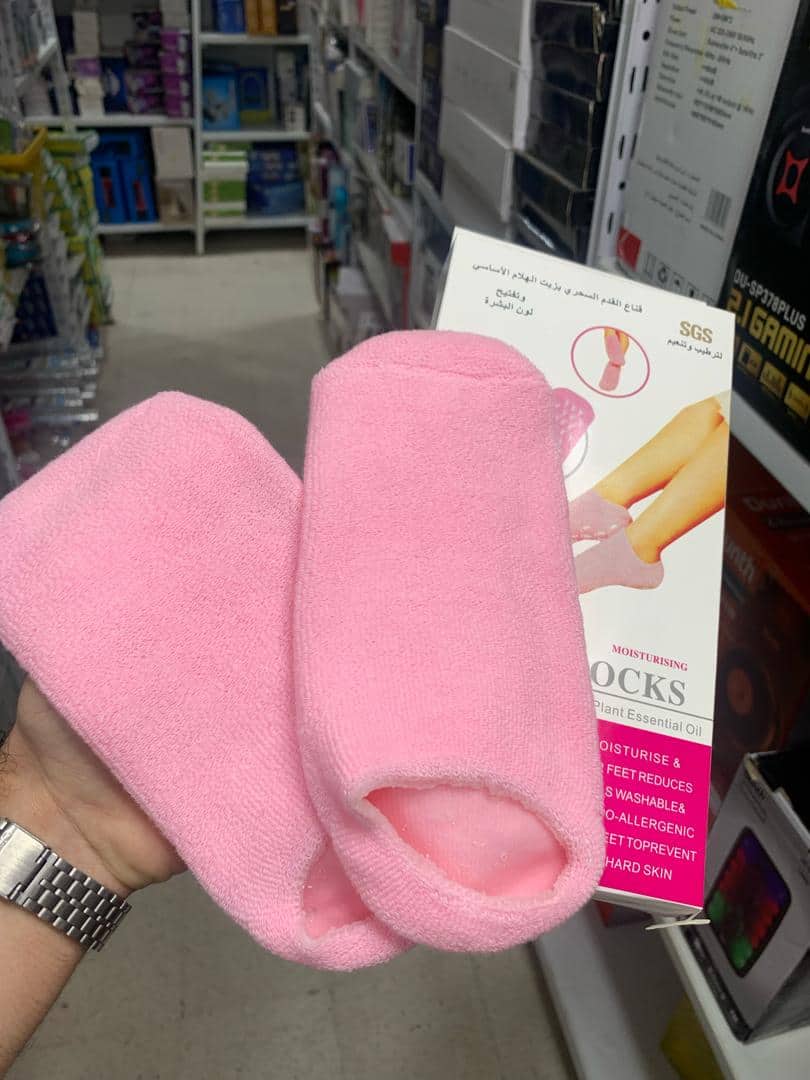 Pack Chaussettes en Gel de Silicone réutilisables avec Broyeur électrique de pieds – عرض خاص — معاينة 8