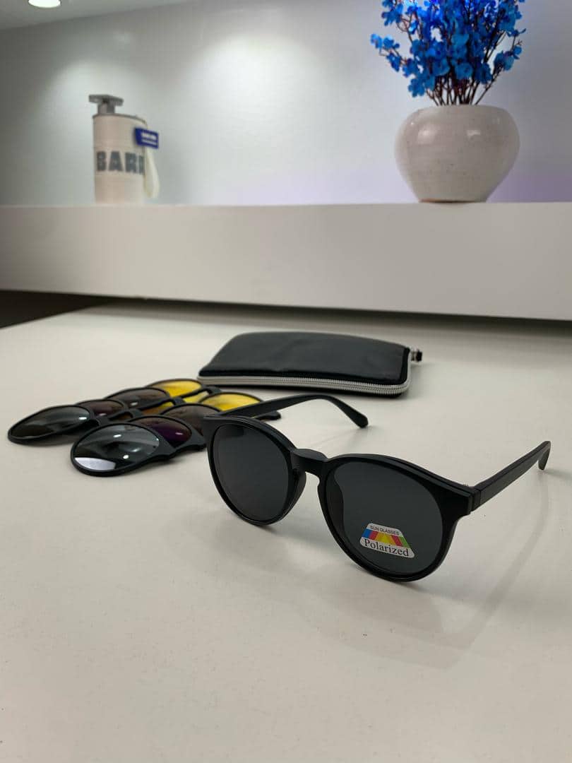 Lunette 6 En 1 2231A Optique / Soleil / Nuit - نظارات شمسية مغناطيسية — معاينة 11