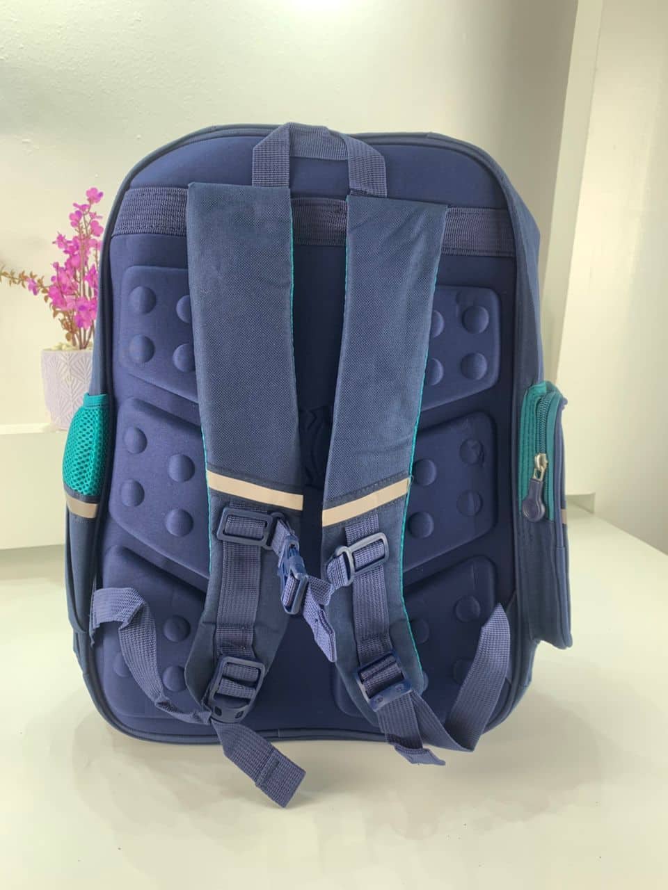 Sac à Dos Enfant pour École primaire de Haute Qualité Bleu et Vert – حقيبة ظهر مدرسية للأطفال أزرق وأخضر — معاينة 5