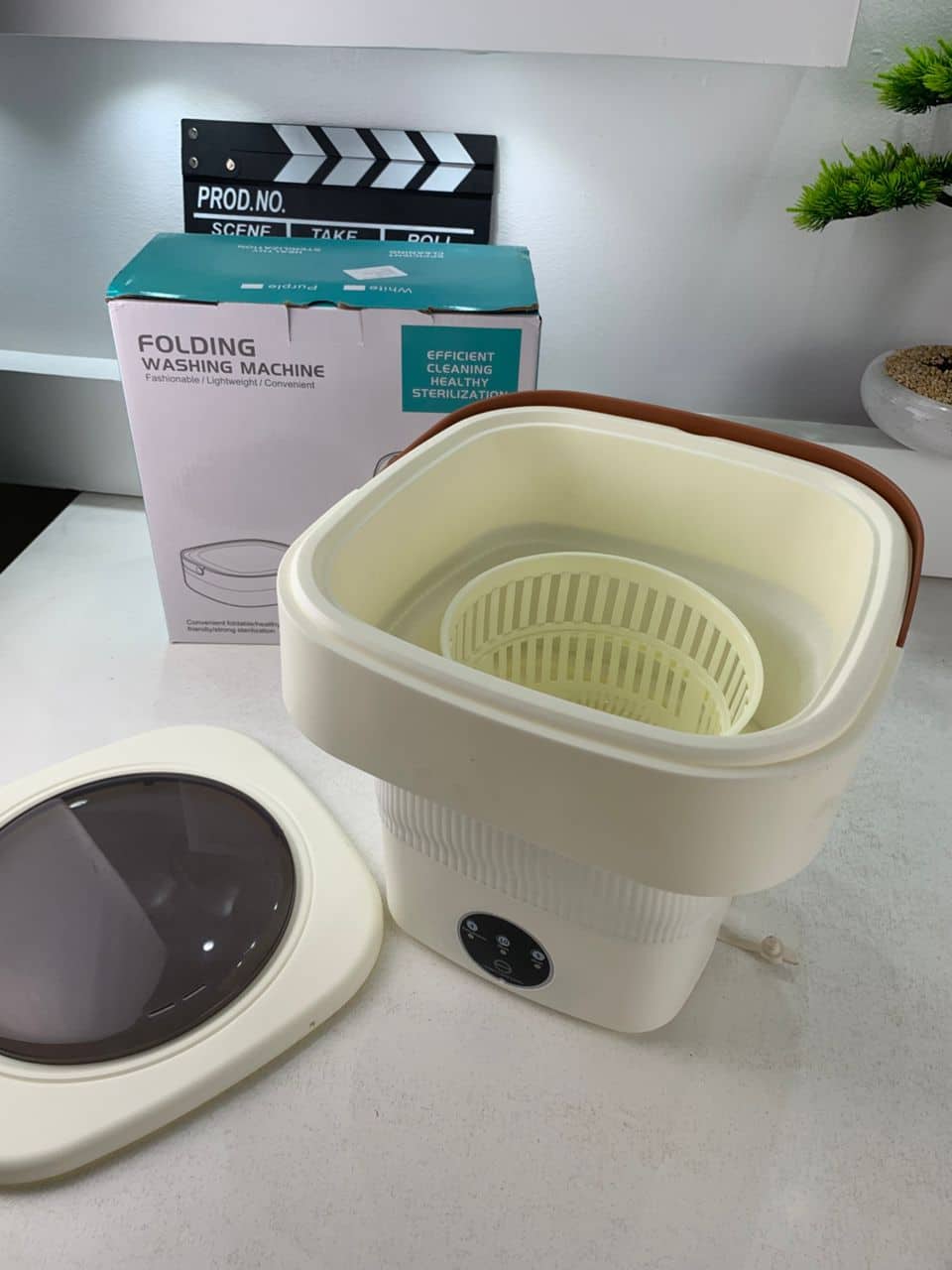 Mini Machine à Laver Pliable et Portable 3 Modes avec Fonction Déshydratation – غسالة ملابس محمولة — معاينة 10