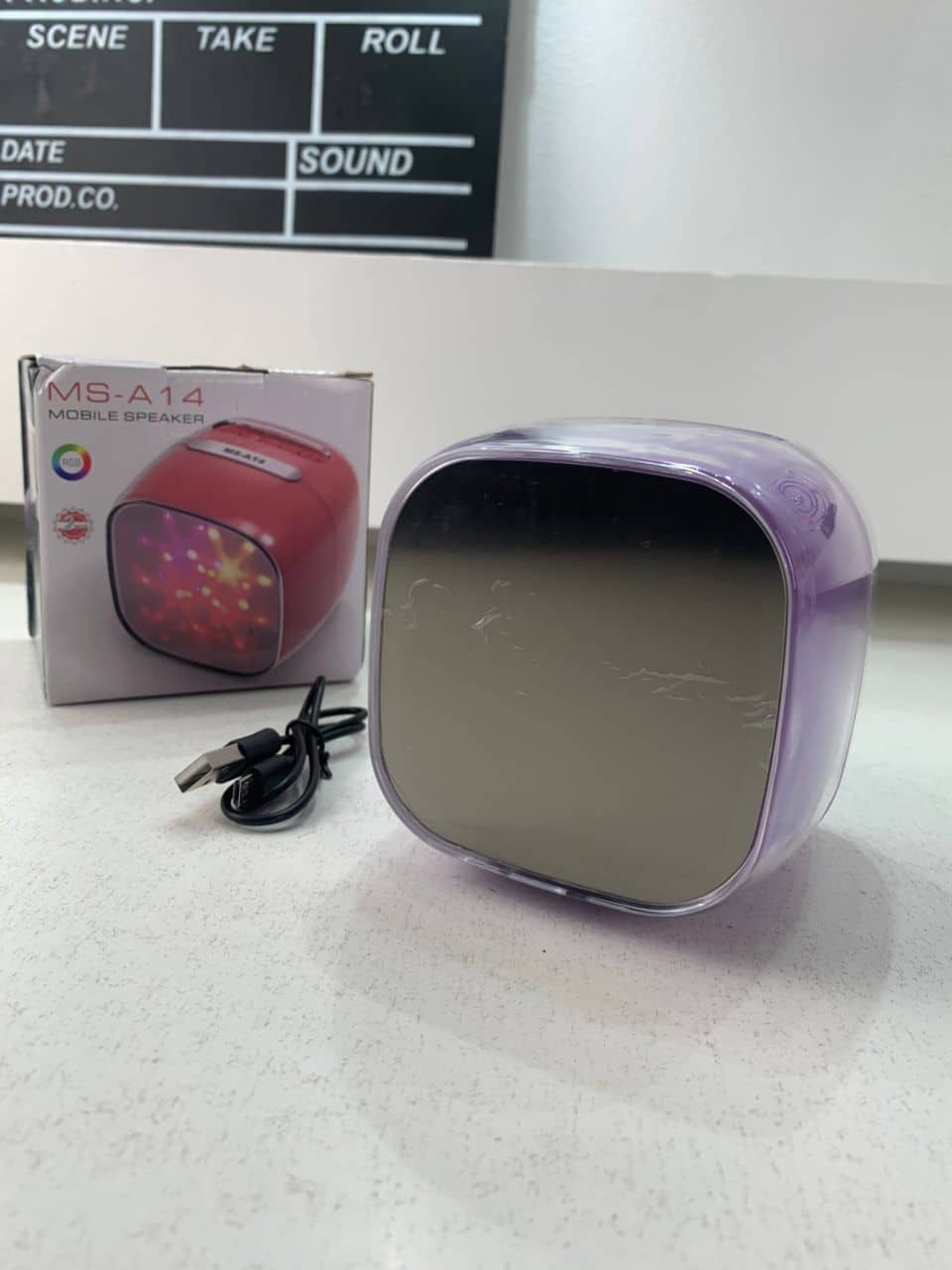 مكبر صوت محمول – Haut-parleur Mobile MS-A14 Son Puissant et Éclairage RGB Dynamique — معاينة 5