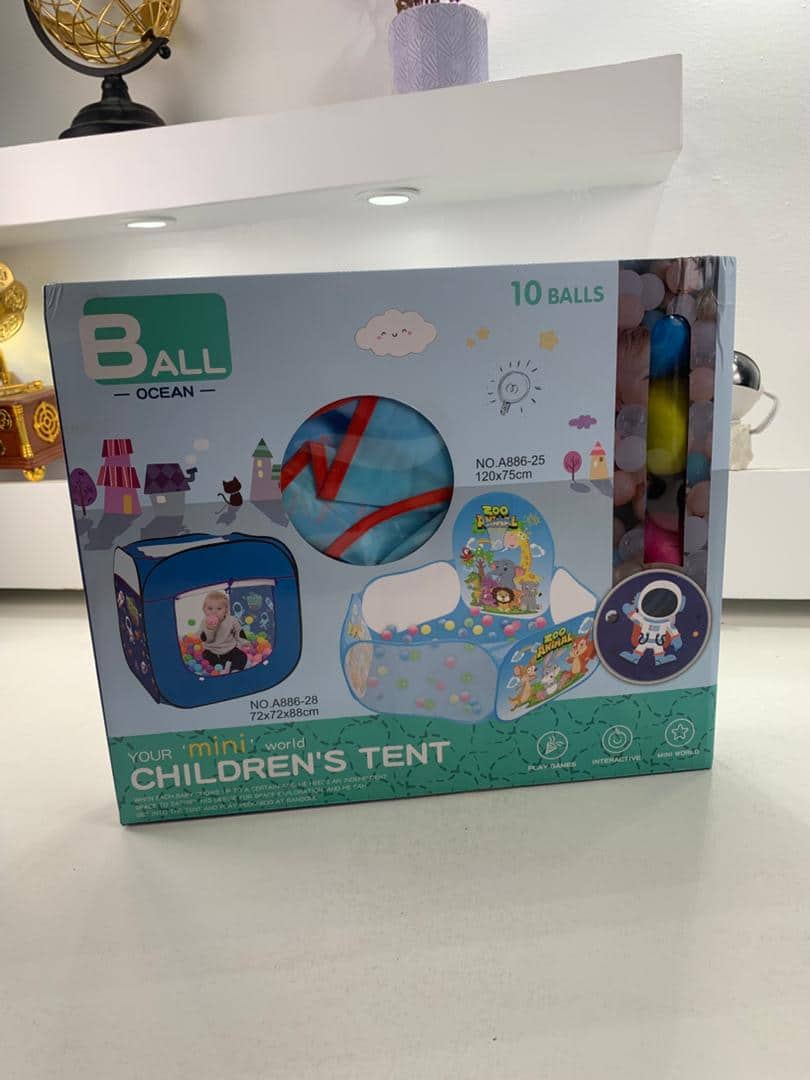 Tente de jeu pour enfants avec 10 balles colorées – خيمة ألعاب للأطفال — معاينة 5