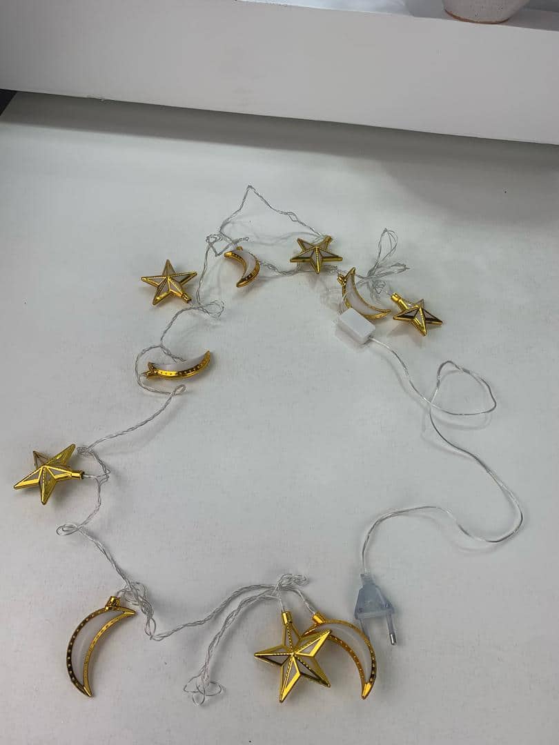 Guirlande Lumineuse Eid et Ramadan LED 10pcs - إضاءة رمضان على شكل قمر ونجمة — معاينة 9