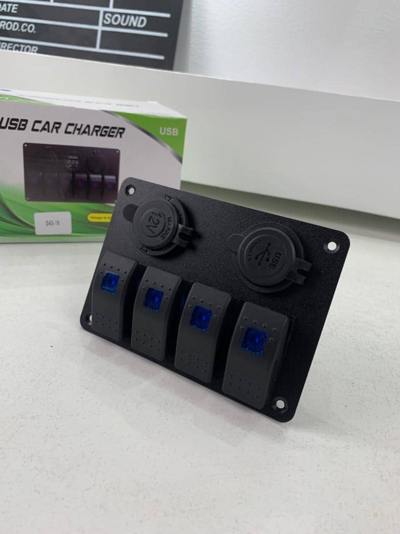 Panneau de commande 12-24V à 4 Interrupteur – لوحة تحكم — معاينة 9