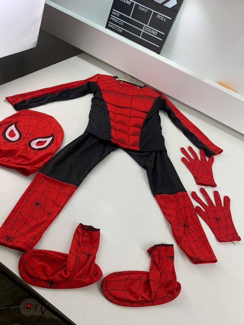 Tenue de Deguisement Spiderman Complet 5PCS Pour Enfants – بدلة سبايدرمان — معاينة 3